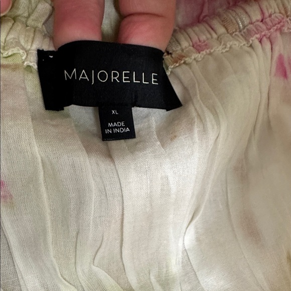 NWT Revolve Majorelle Siesta Key Tie-Dye Metallic Heart Crop Top XL Pastel Boho - Picture 4 of 9